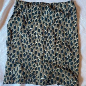 Cheetah print mini skirt